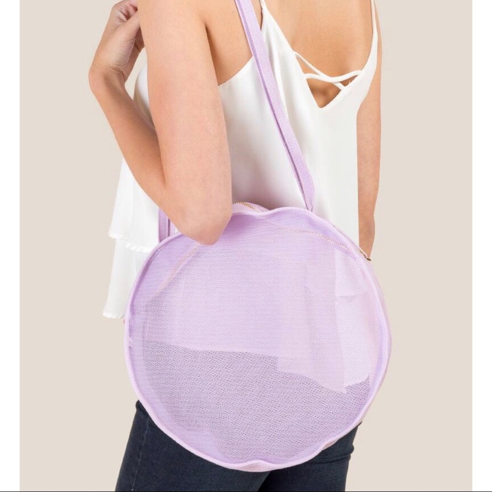 Ban.do SEEING THINGS CIRCLE BAG - LILAC MESH - Picture 3 of 4